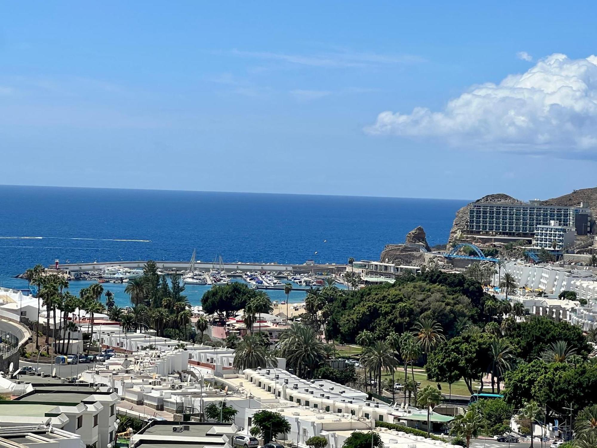 Lovely Apartment Seaview In Puerto Rico With Heated Swimming Pool, Free Wi-Fi And Free Private Parking Buitenkant foto